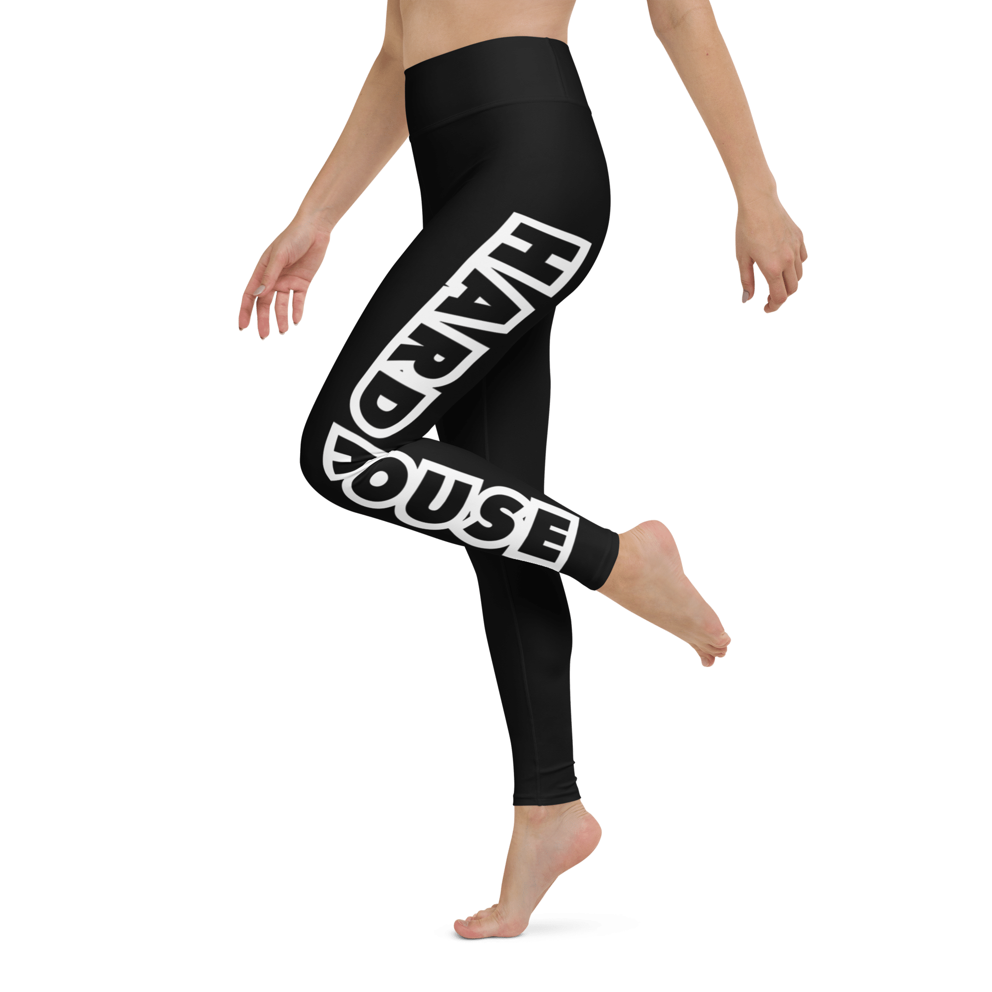 100% Hard House Leggings - Black/White