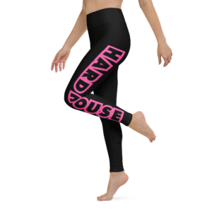 100% Hard House Leggings - Black/Pink