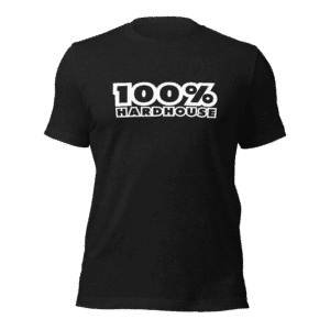 100% Hard House t-shirt - Black