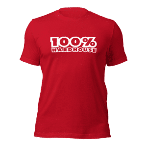 100% Hard House t-shirt - Red