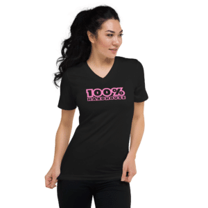 100% Hard House V-Neck T-Shirt