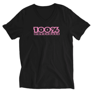 100% Hard House V-Neck T-Shirt