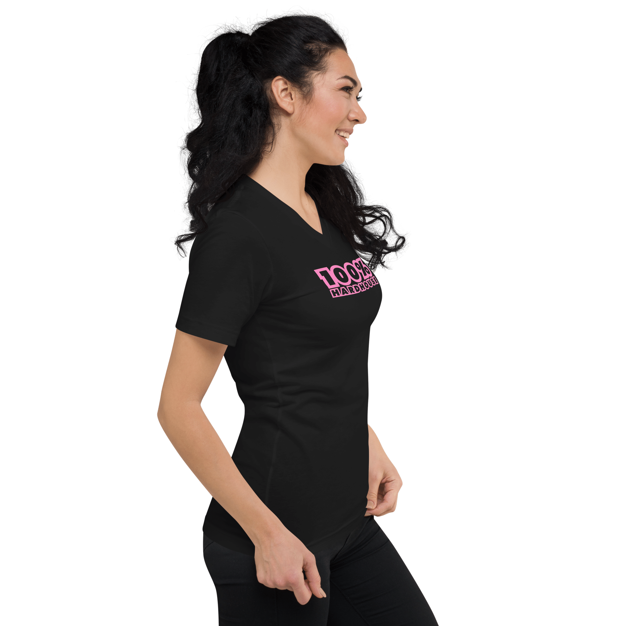 100% Hard House V-Neck T-Shirt - Image 3