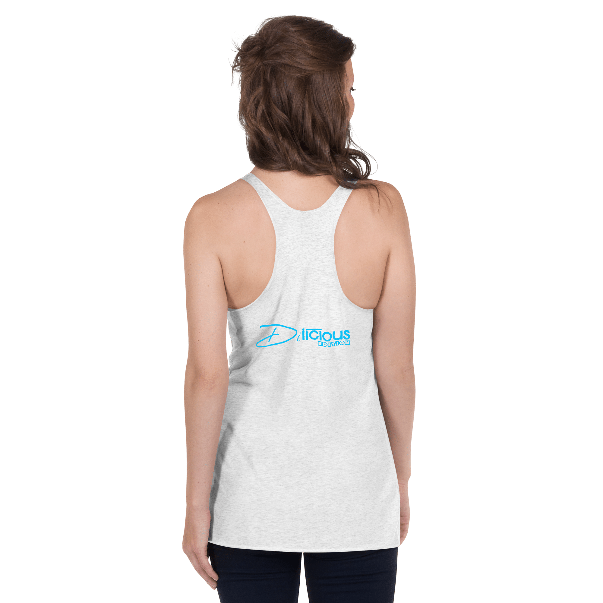 100% Hard House Women's Racerback Tank - White - Image 2
